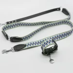 Woven Dog Collar & Leash Set - Indigo