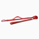 Flexi-Tough Alloy Elastic Dog Leash | Crimson Red
