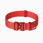 Ultra-Light Quick-Release Alloy Buckle Dog Collar | Crimson Red