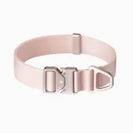 Ultra-Light Quick-Release Alloy Buckle Dog Collar | Blush Pink